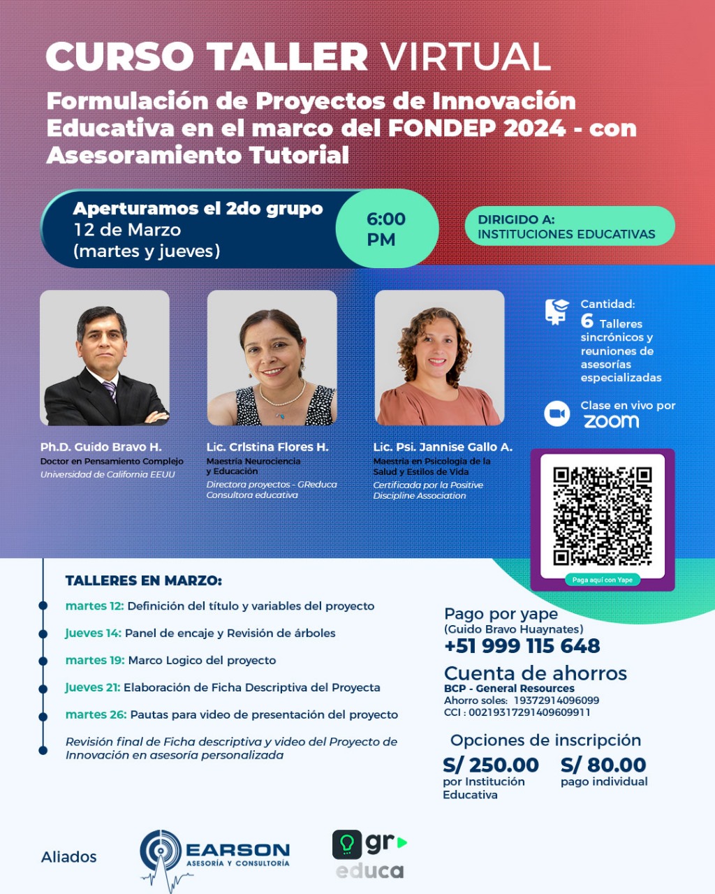 Curso Taller Virtual Curso Taller Virtual